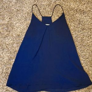 Navy Blue Strappy Top